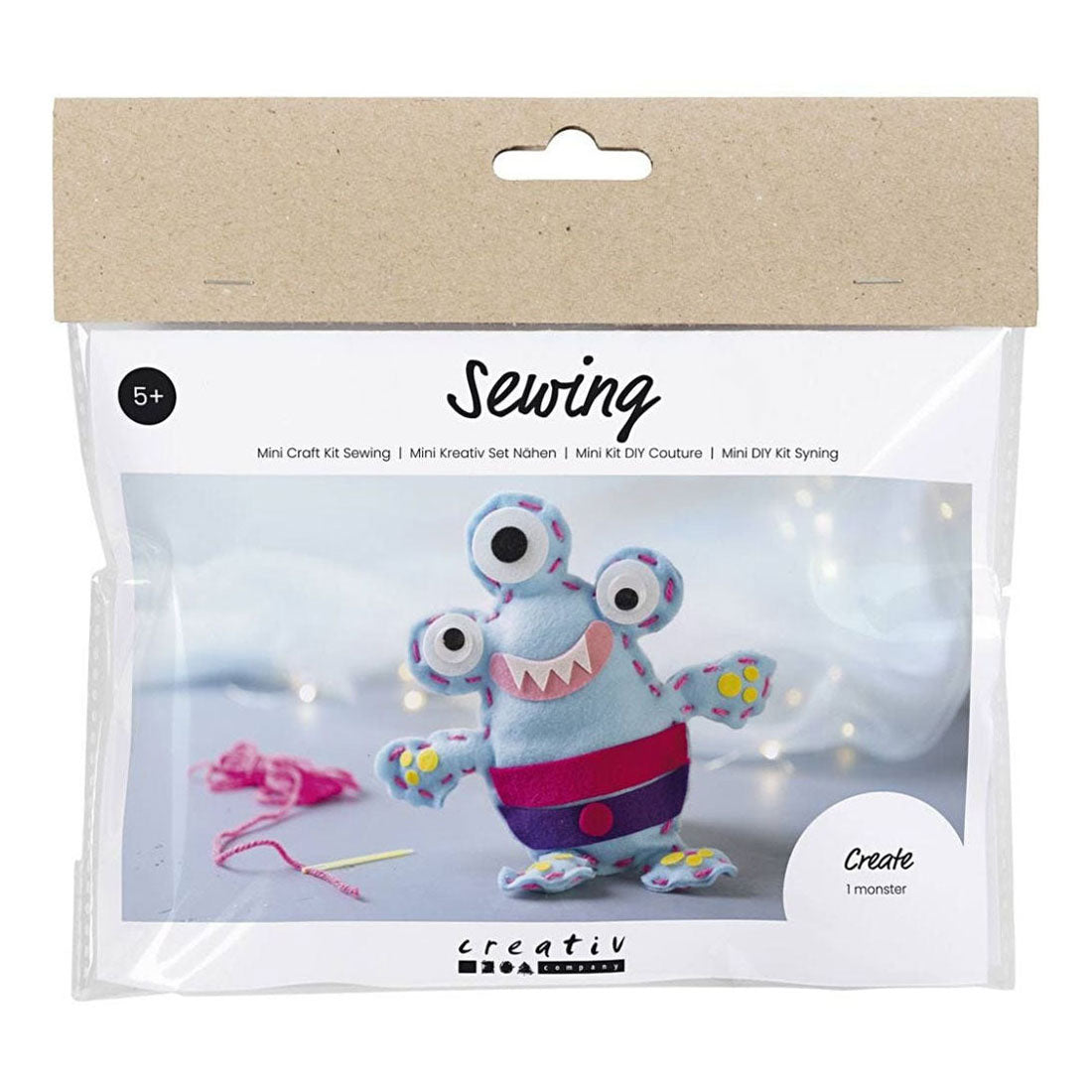 Creativ Company Mini Hobbyset Sewing Felt Monster