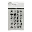 Creativ company silicone stempels kleine lieve groetjes, 1 vel