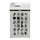 Creativ company silicone stempels kleine lieve groetjes, 1 vel