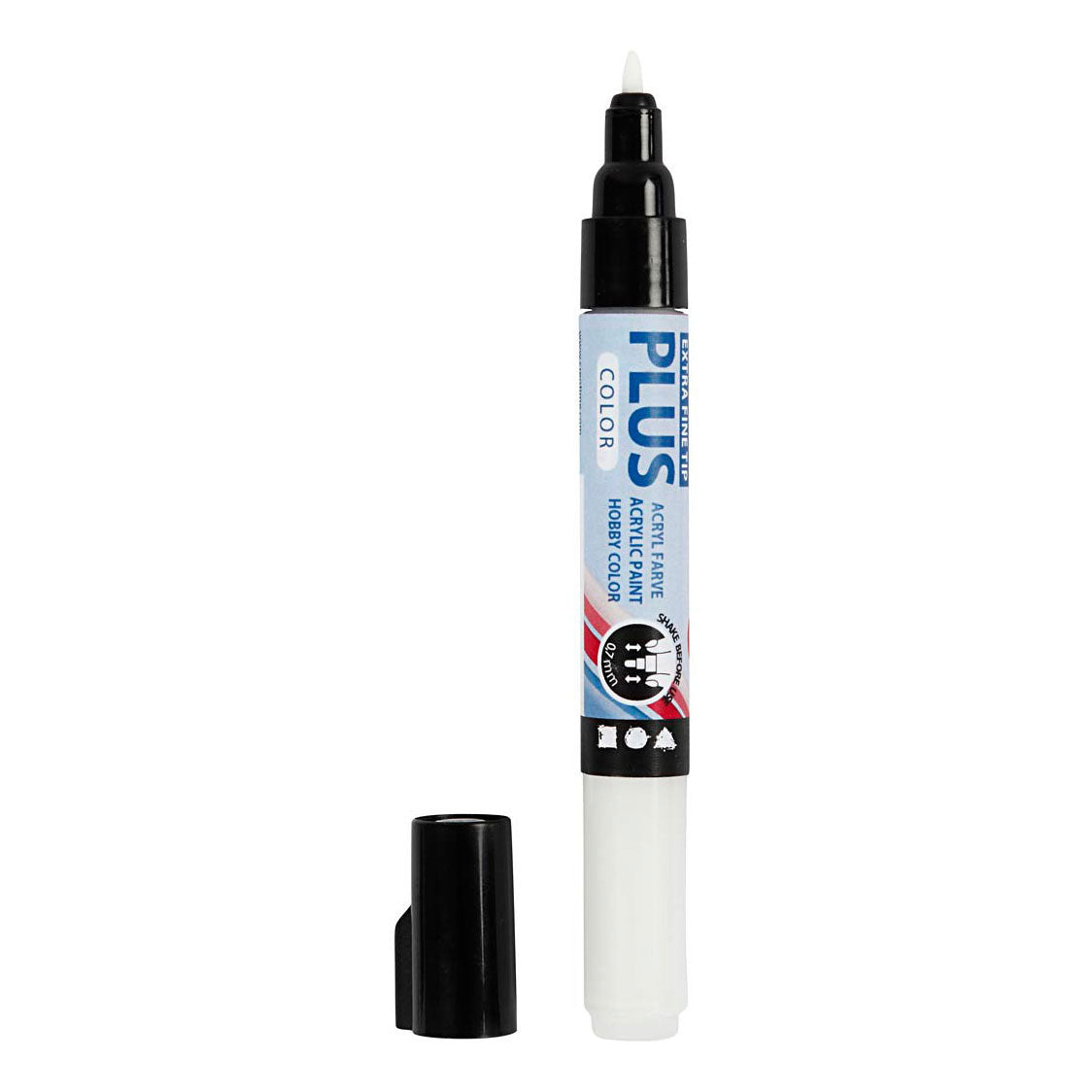 Creativ Company pluss fargemarkør off-white, 5,5 ml