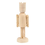 Creativ Firma Holzfigur mat Kroun, 13 cm