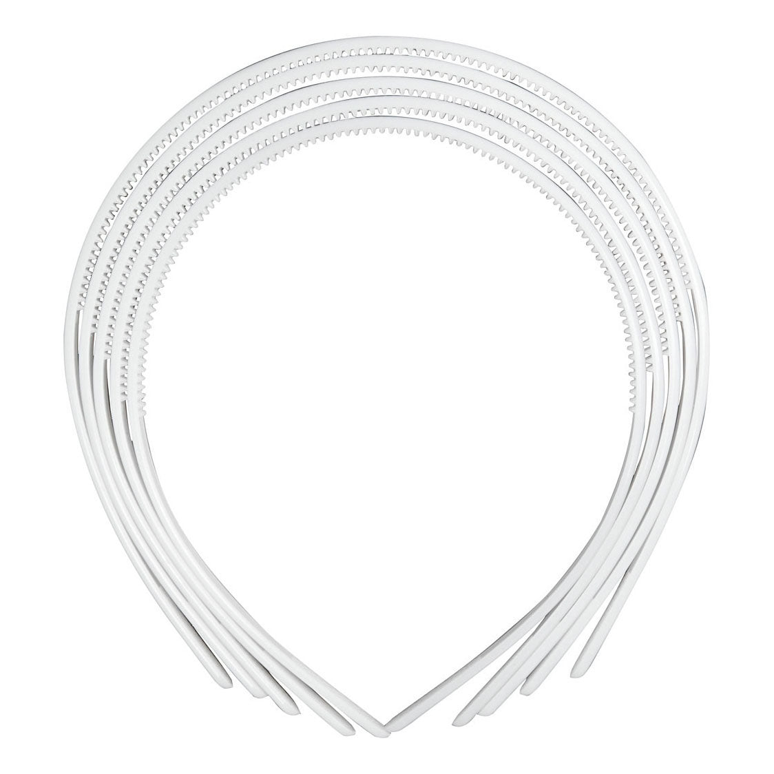 Creative Company Hair Bands White, 5st.