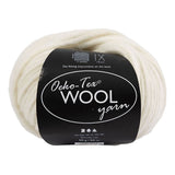 Creativ Company Wol Yarn off-white, 50m