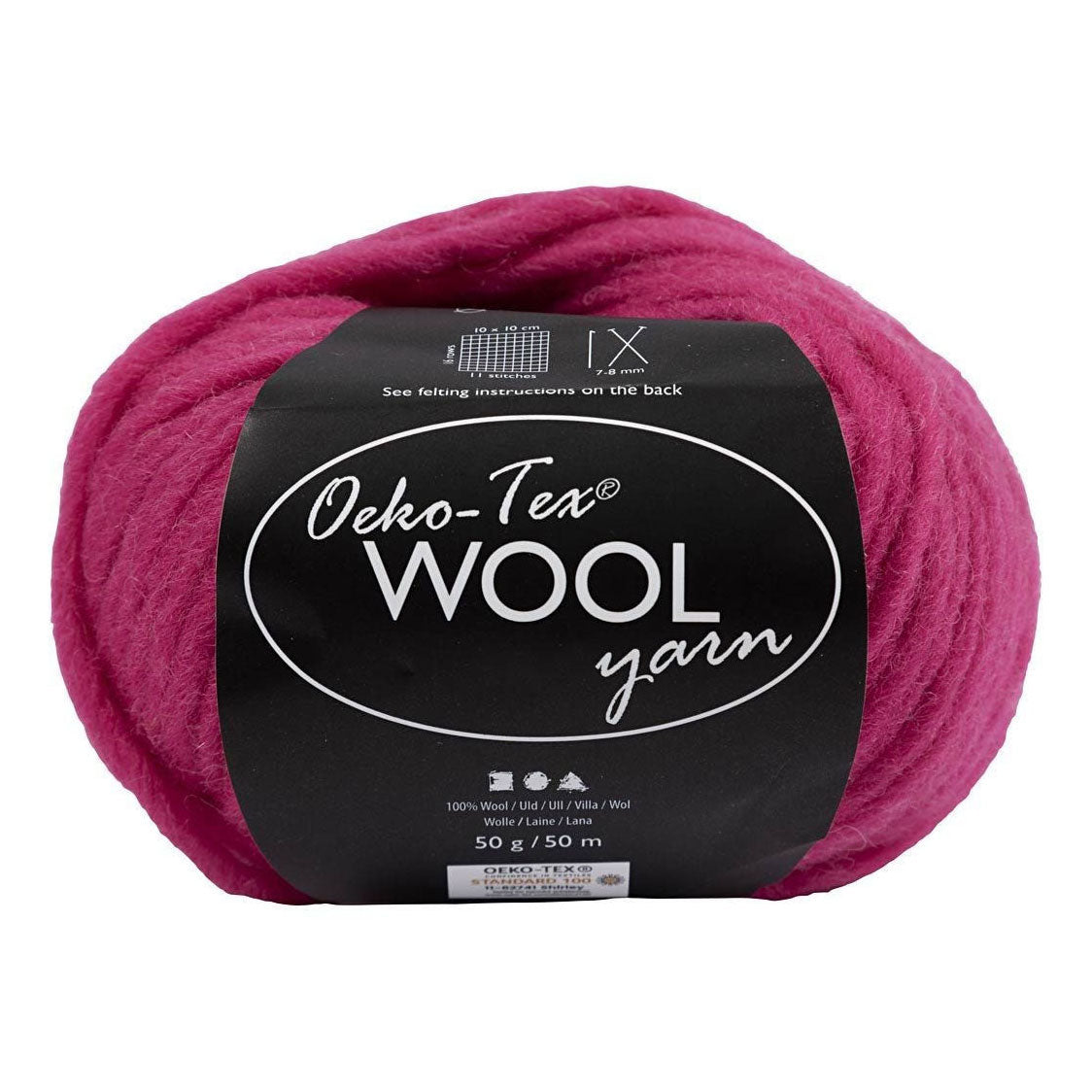 Creativ Company Wool yarn Pink, 50m