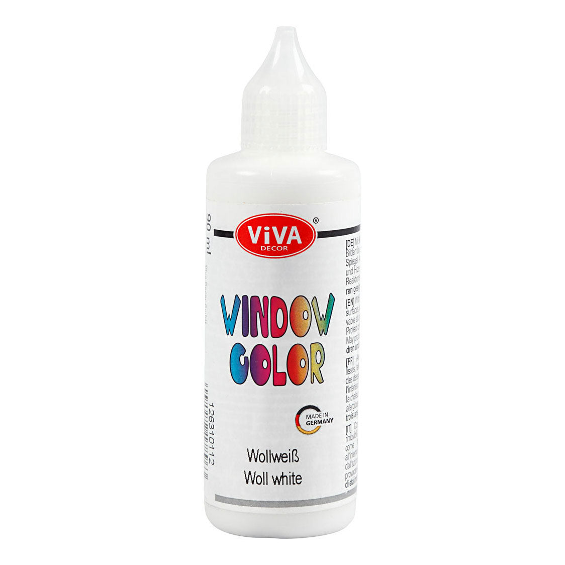 Creativ Company Window Color Sticker and Glass Paint White, 90ml