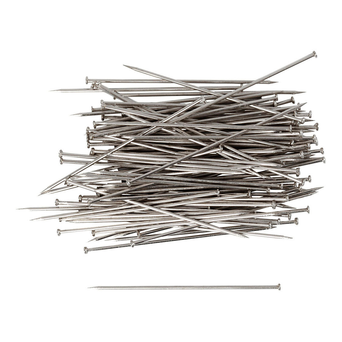 Creativ Company Head Pins sølv, 50 gram