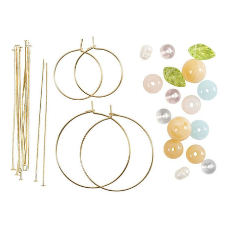 Creativ company mini hobbyset sieraden oorringen met kralen