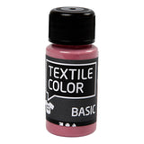 Creativ company textile color semi-dekkende textielverf - donkerroze, 50ml