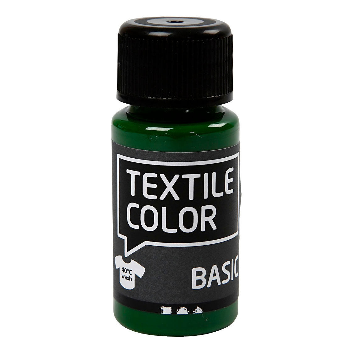 Creativ company textile color semi-dekkende textielverf gras groen, 50ml