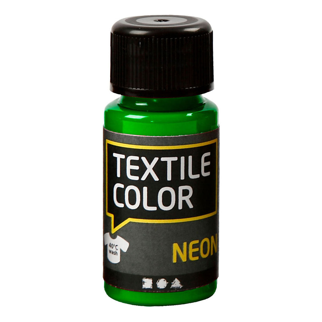 Creativ Company Couleur textile couvrant la peinture textile néon vert, 50 ml