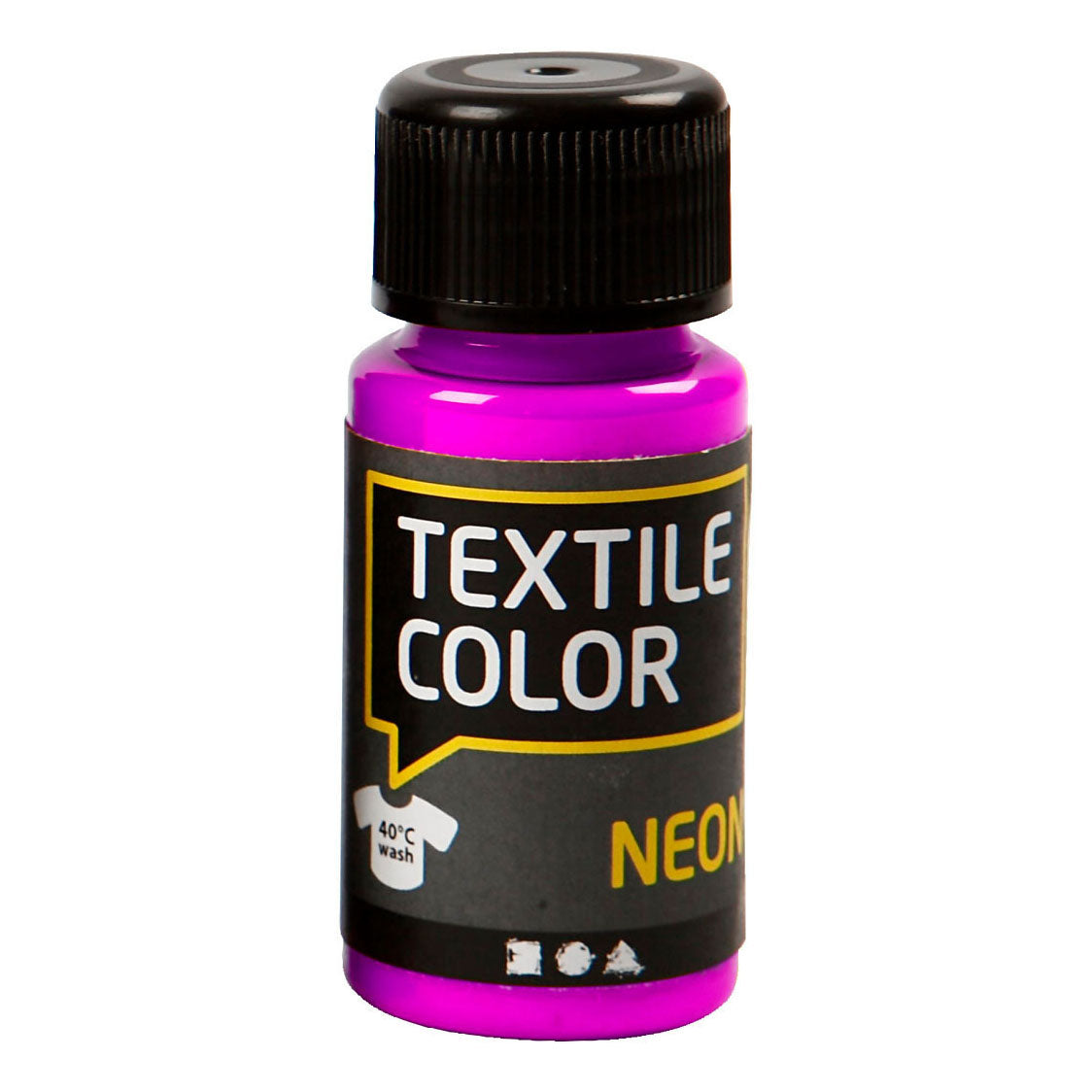 Creativ Company Textile Faarfdeckelung Textile Lack Neon Purple, 50mm