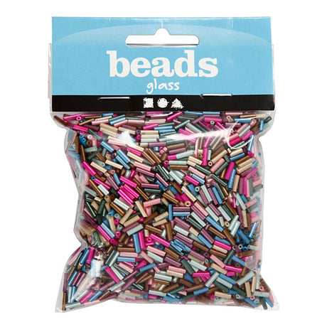 Creativ company kralen mix metallic kleuren, 130 gram