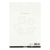 Creativ company https: www.cchobby.nl kruissteken-karton-geometrisch-afm-10-17-cm-wit-20-stuk-1-doos