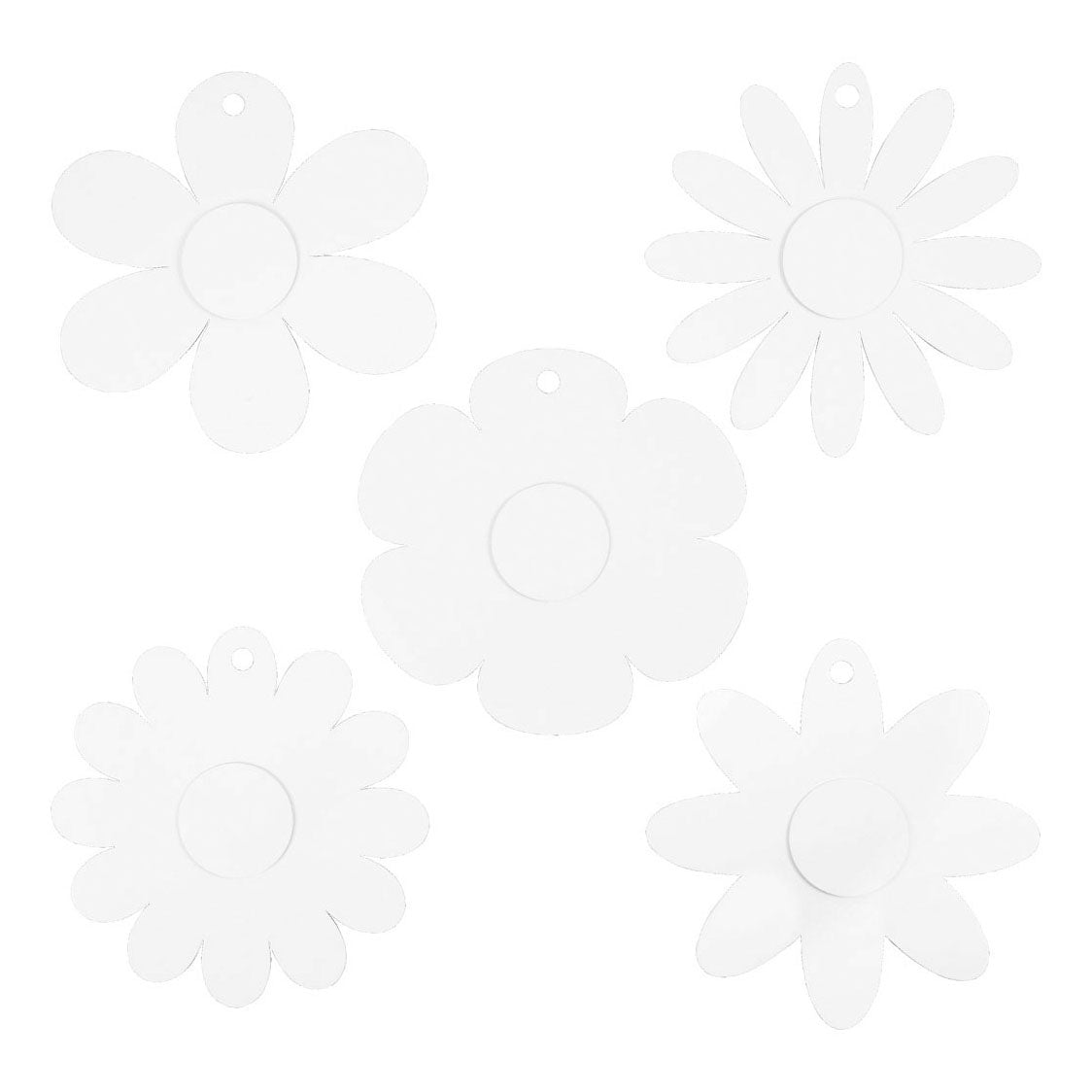 Creative Company Flowers White, 5x 3st.