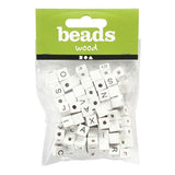 Creative Company Letter Beads White A-Z, 92st.