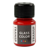 Creativ company glass color transparent, rood, 35ml