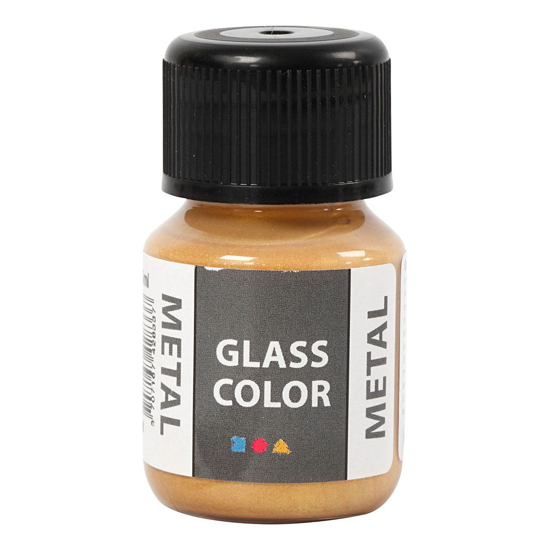 Creativ Company Glass Color Metal Paint Gold, 30ml