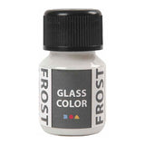 Creativ company glass color frost verf - wit, 30ml