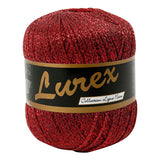 Creativ Company Lurex Glitter Garn Red, 160m