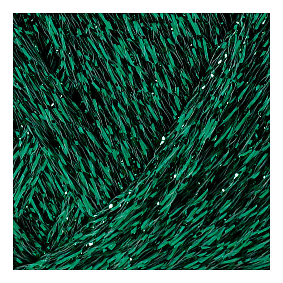 Creativ Company Lurex Glitter Yarn Green, 160m