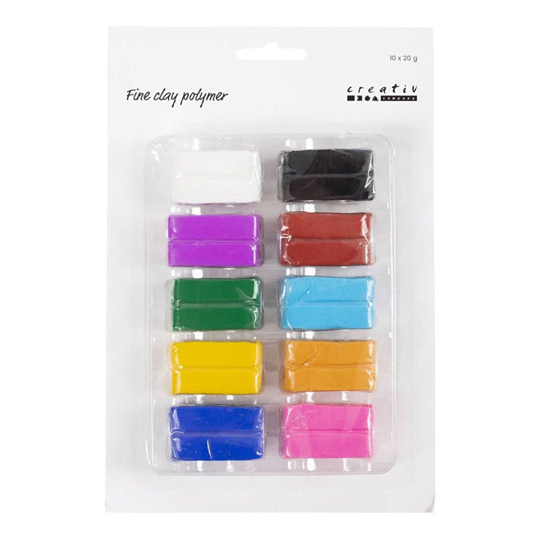 Creativ Company Fine Polymer Clay Colorful, 10x20 gramů