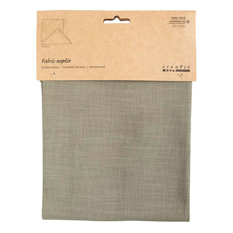 Creativ company stoffen servet dusty groen, 42x42cm