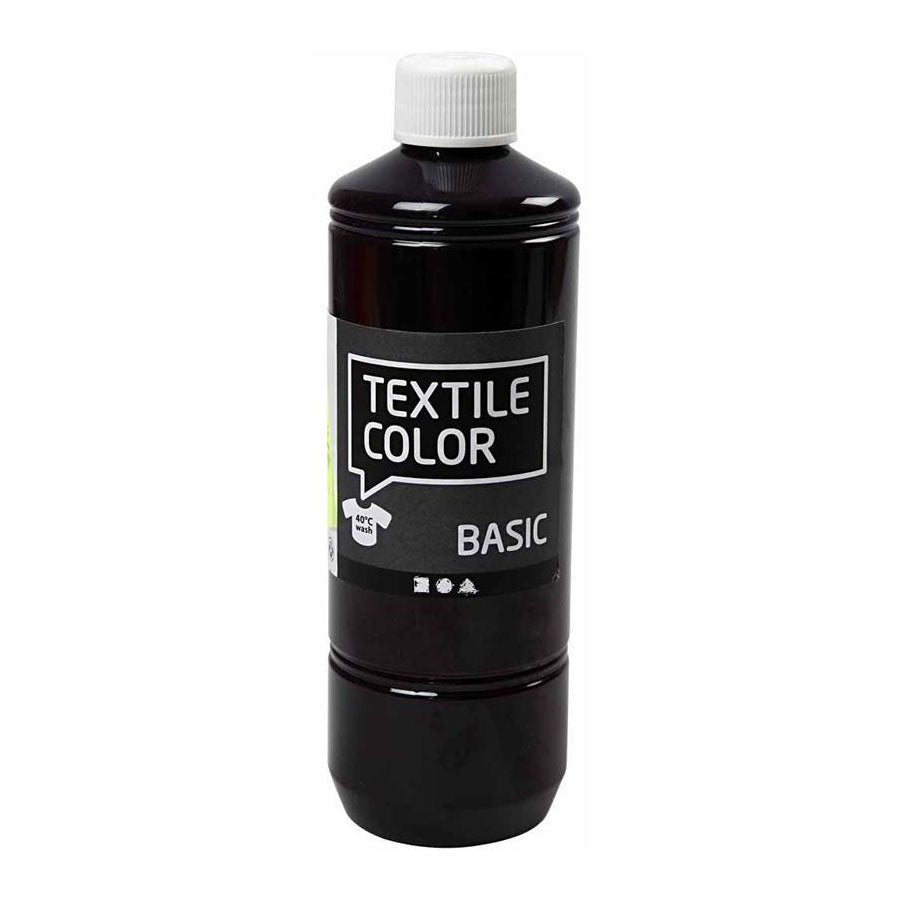 Creativ Company Couleur textile peinture textile semi-couverture rouge violet, 500 ml