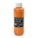 Creativ Company Couleur textile couvrant la peinture textile orange, 250 ml