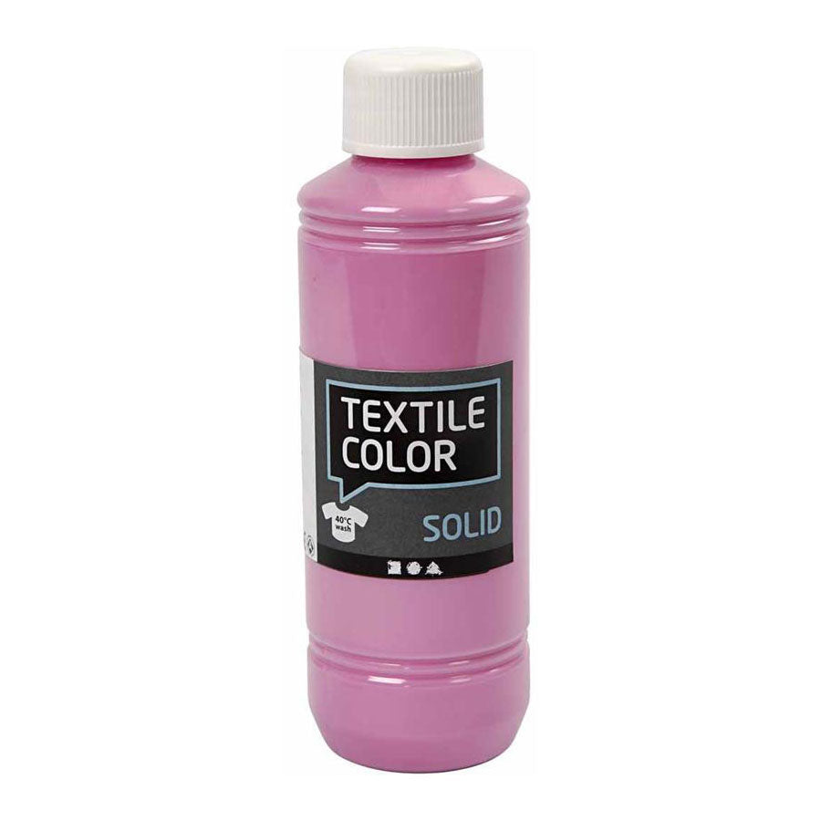 Creativ Company Couleur textile couvrant la peinture textile rose, 250 ml