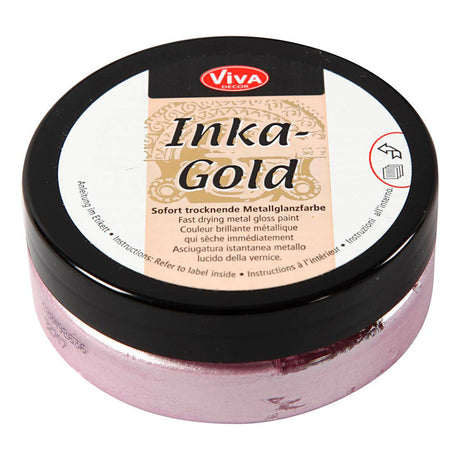 Creativ company inka-gold glanswax - rose quartz, 50ml