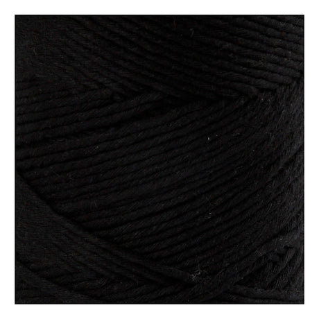 Creativ company macrame koord zwart, 198m