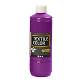 Creativ Company Textile Couleur semi-couverture de peinture textile néon violet, 500 ml