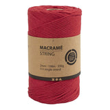 Creativ company macrame koord rood, 198m