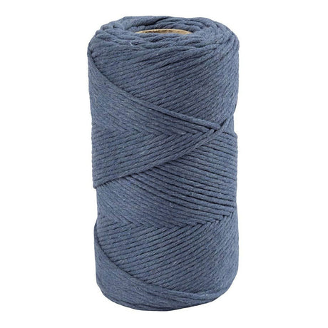 Creativ company macrame koord - blauw, 198m