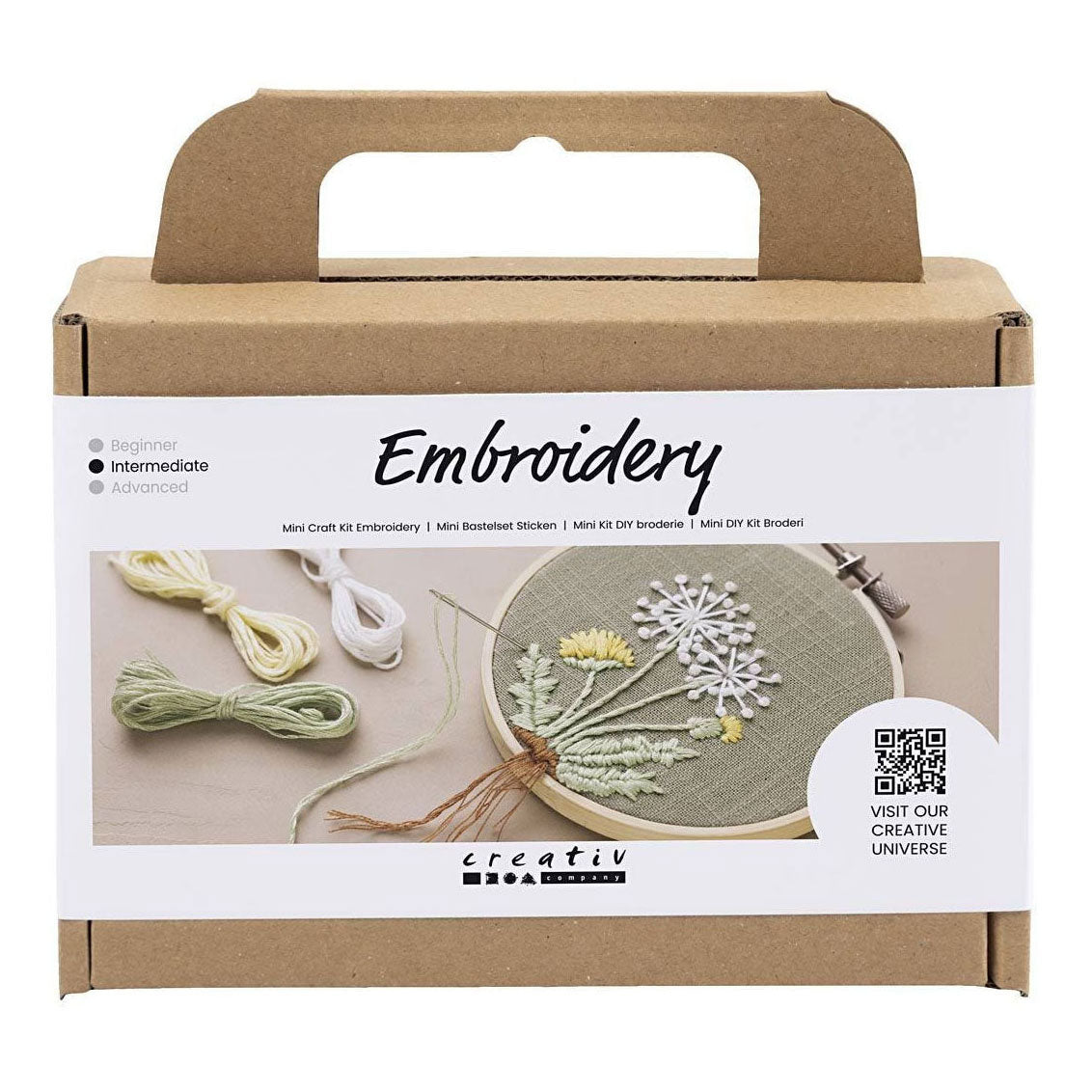 Creativ Company Mini Hobbyset Emboidery Wall věšák