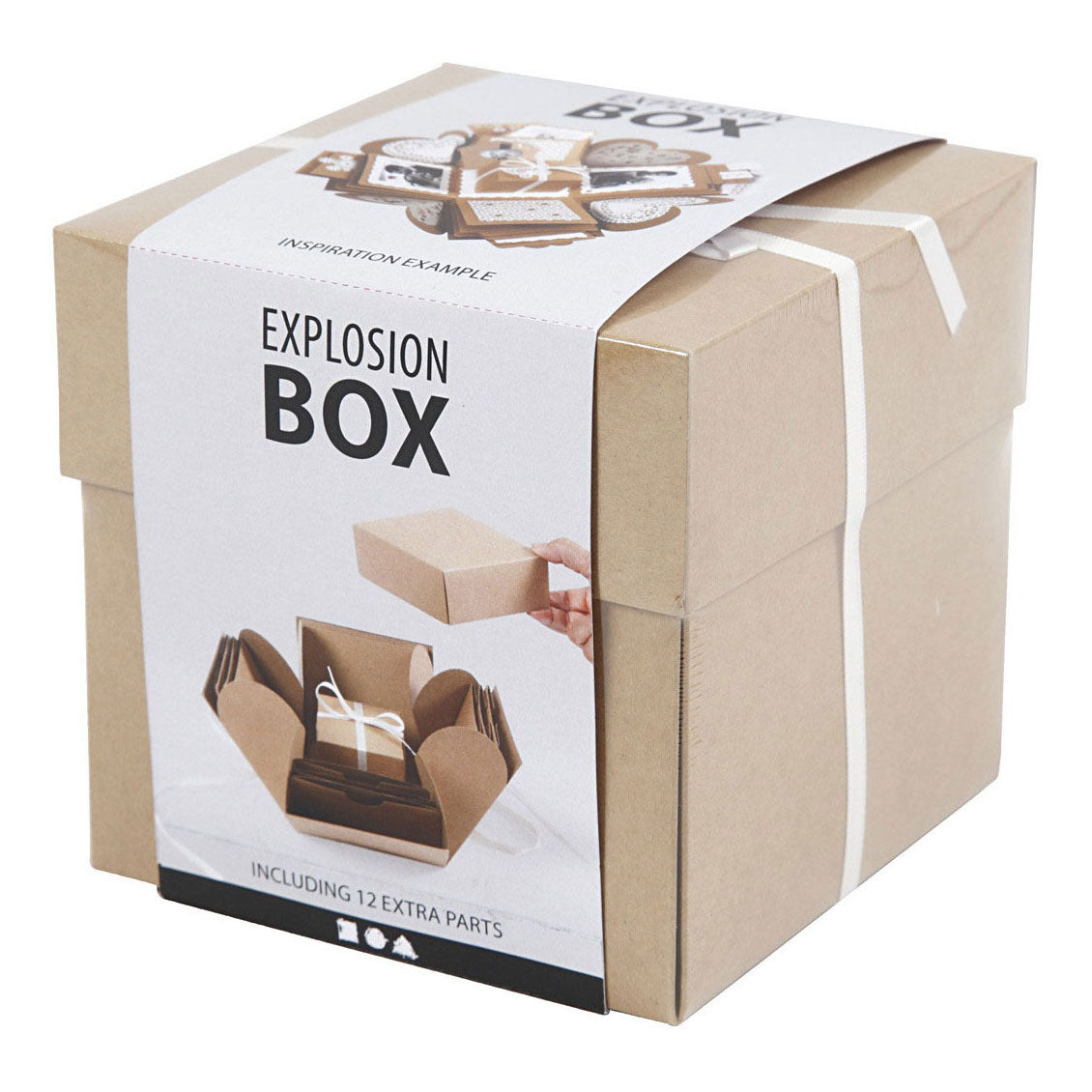 Creative Company Explosion Box Box Box Set Naturel