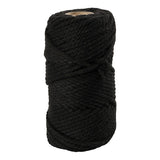 Crétiv Company Macrame Cord Black, 55m