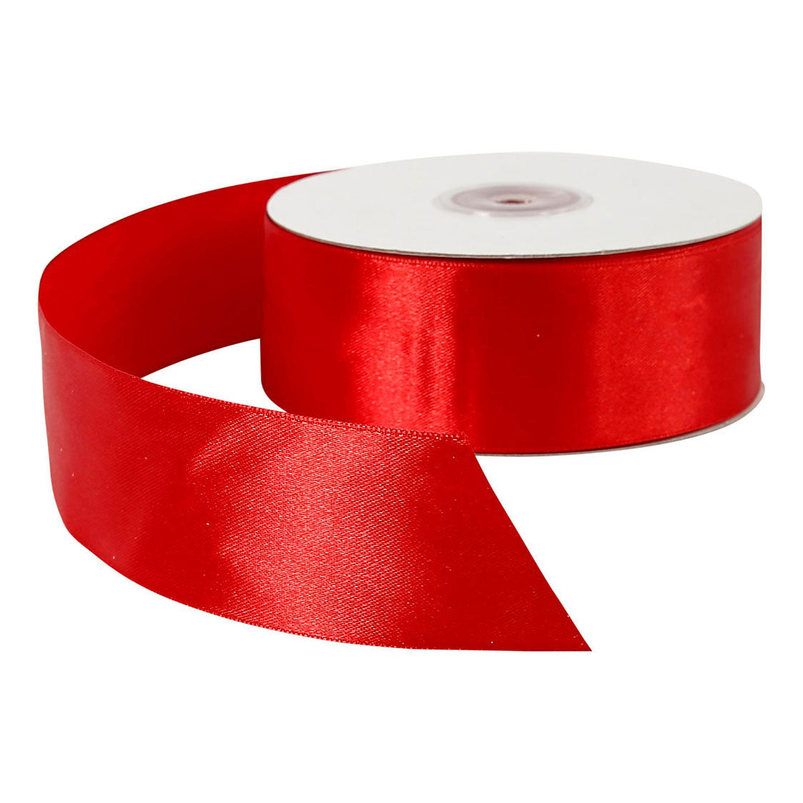 Creativ Company Satin Ribbon Red, 50m