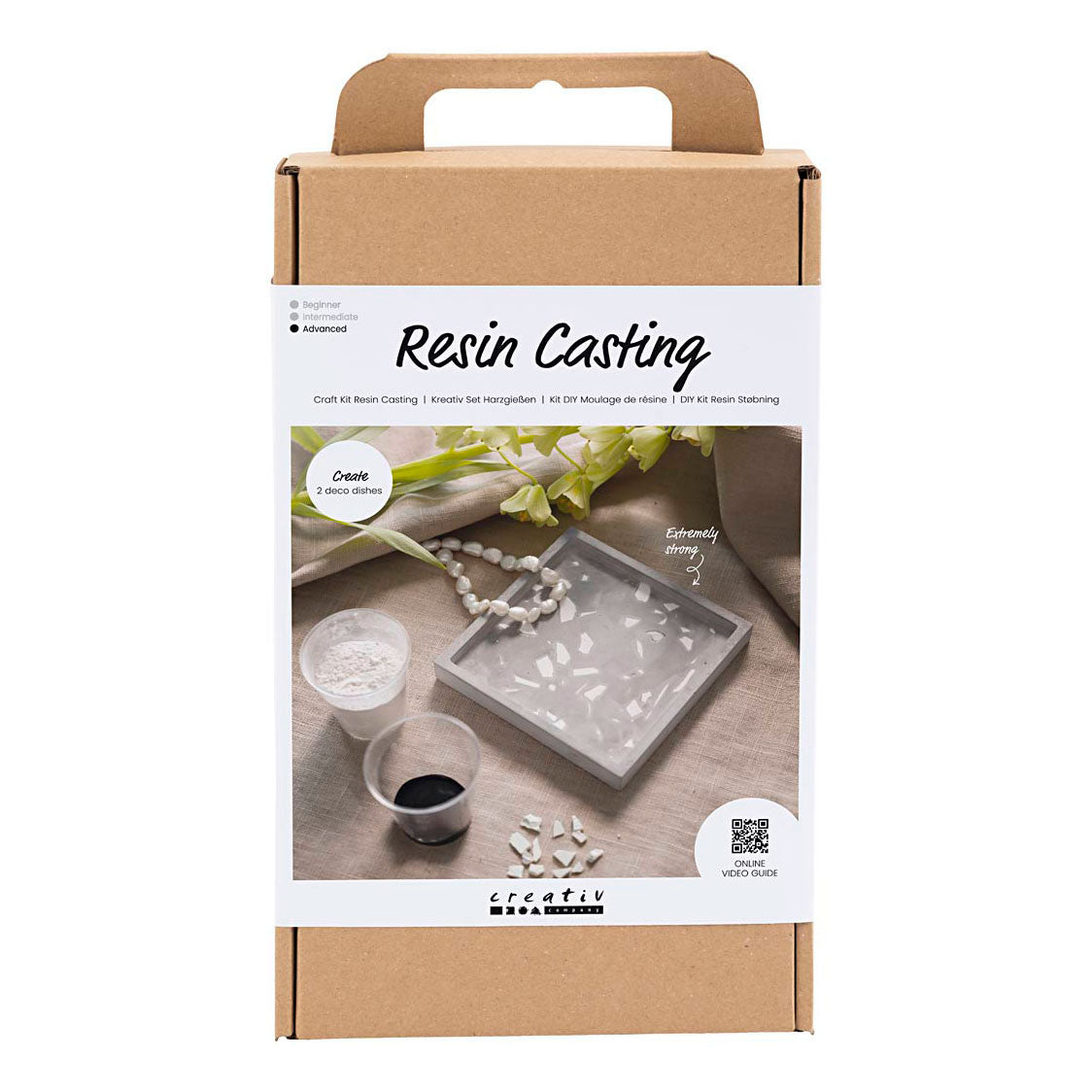 Creativ Company HobbySet resin pouring tray with terrazo