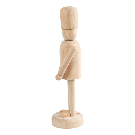 Creativ company houten figuur op voet, 45cm