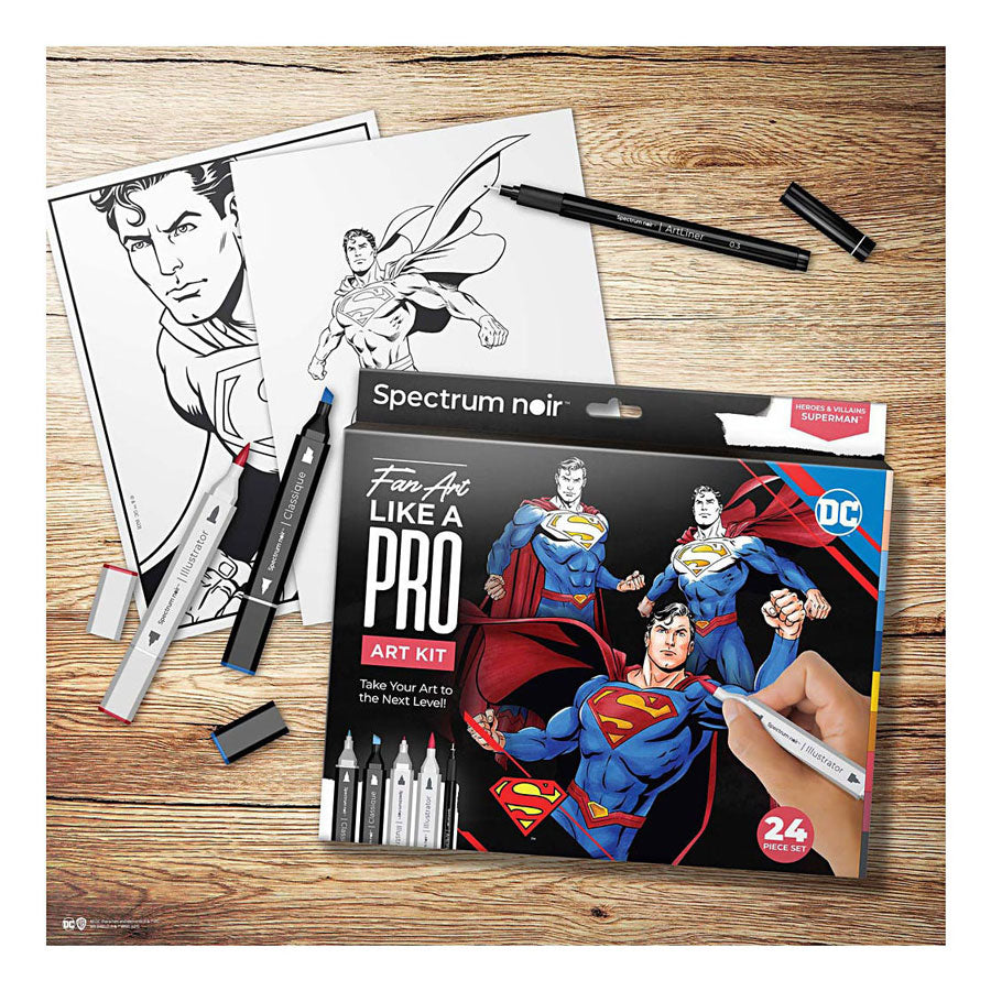 Creativ Company Hobbyset ilustracija stripov Heroes Superman Color Set