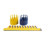 Creativ company kroon karton diverse kleuren, 25st.