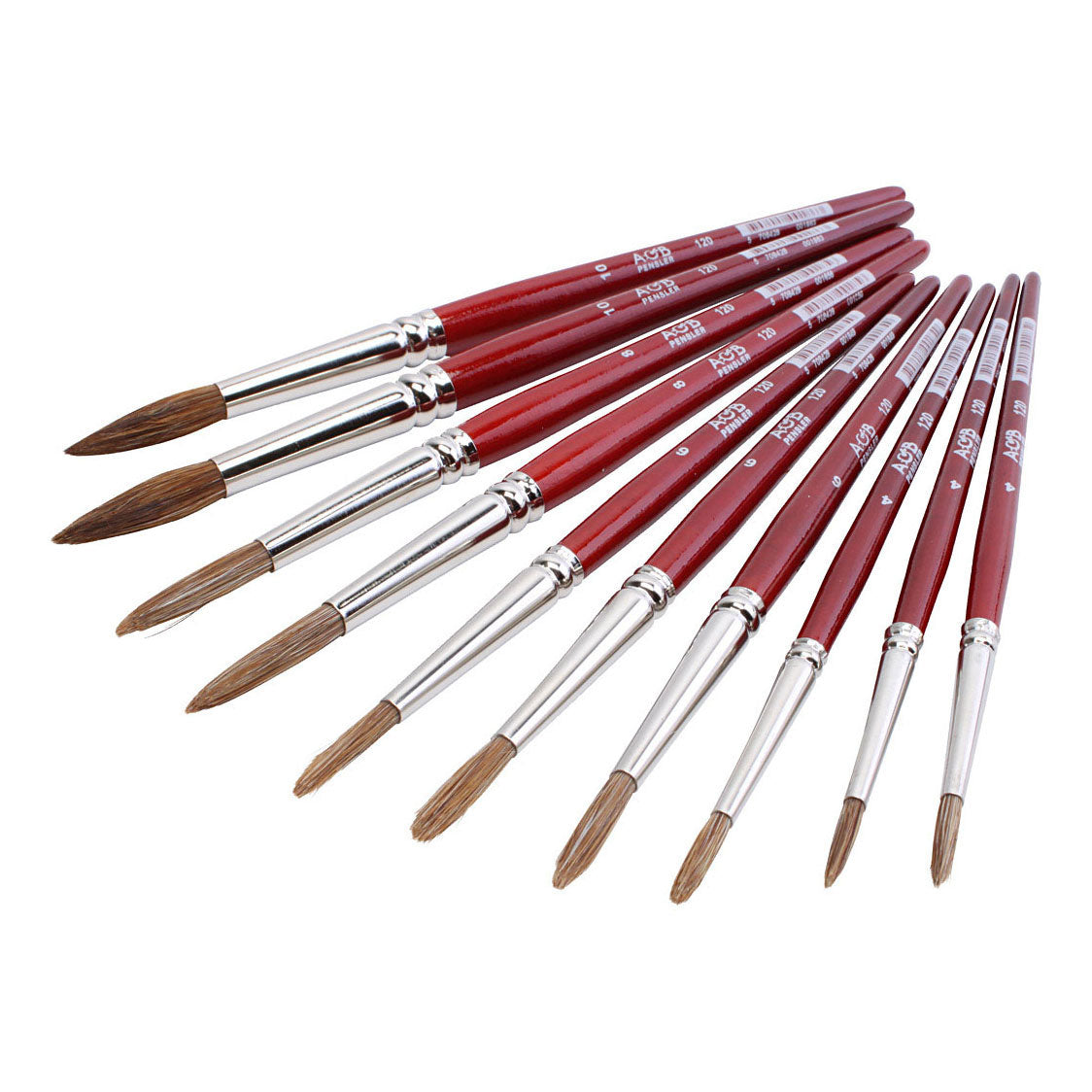 Creativ Company Aquarel Brushes, 10st.