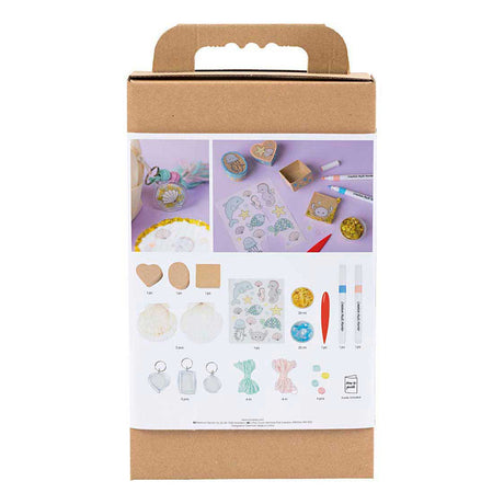 Creativ company mini hobbyset - schelpen en sleutelhangers
