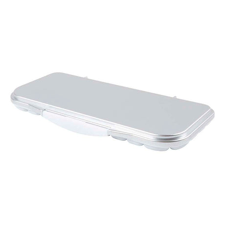 Creativ company http: www.cchobby.nl schilderspalet-met-deksel-afm-27x12-7x2-3-cm-zilver-wit-1-stuk