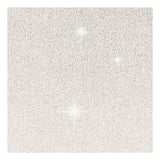 Creativ company kaarten en enveloppen 10,5x15cm glitter wit - 4st.