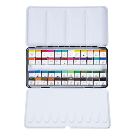 Creotime art aquarelverf standaardkleuren - 48 kleuren