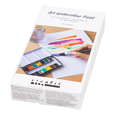 Creativ company cc aquarelverf bloemen en landschappen 12 kleuren