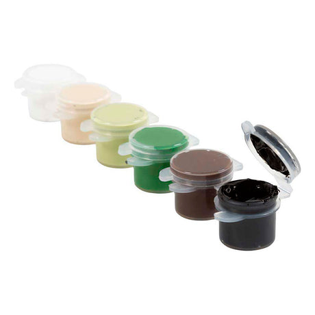 Creativ company plus color acrylverf naturel kleuren - 6x5ml.