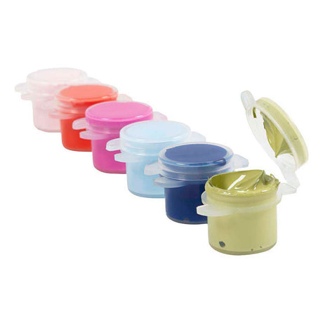 Creativ company plus color acrylverf sterke kleuren - 6x5ml.